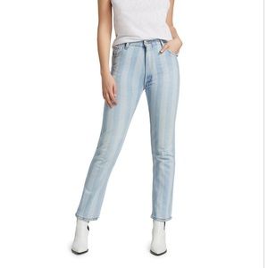 RE/DONE 70s Straight Leg Jeans Two Tones Size 28